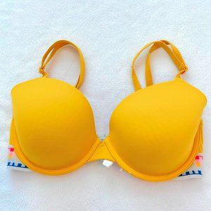 Pink VS Yellow Rainbow Strap T-Shirt Bra